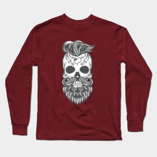 Handsome Skull Long Sleeve T-Shirt